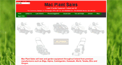 Desktop Screenshot of macplantsales.com