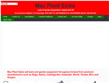 Tablet Screenshot of macplantsales.com